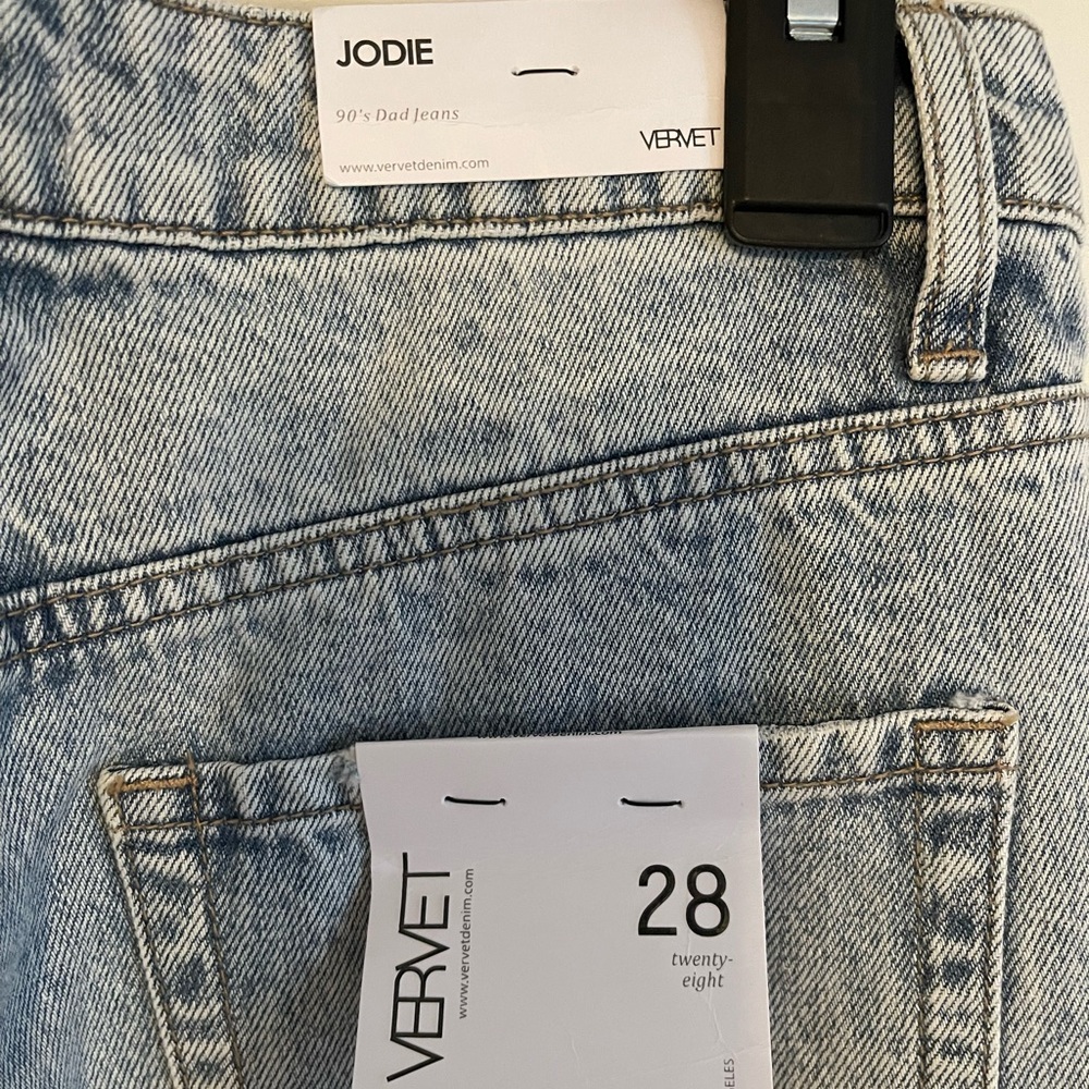 VERVET BY FLYING MONKEY Jodie Light Wash Blue Jeans